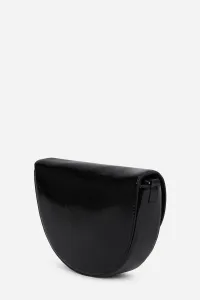 Kabelka Karl Lagerfeld Jeans Klj Box Logo Saddle Bag Glossy Black