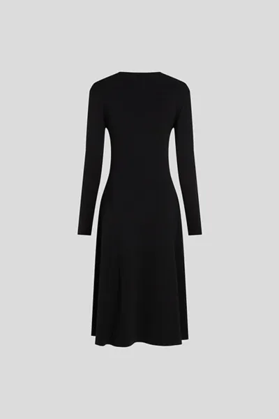 Šaty Karl Lagerfeld Karl Daily Knit Dress Black