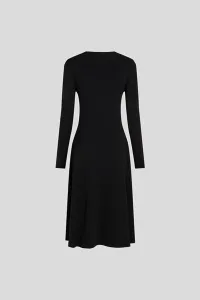 Šaty Karl Lagerfeld Karl Daily Knit Dress Black