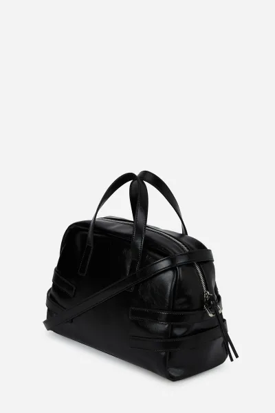 Kabelka Karl Lagerfeld Jeans Klj Buckle Bowling Bag Black