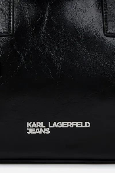 Kabelka Karl Lagerfeld Jeans Klj Buckle Bowling Bag Black