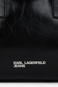 Kabelka Karl Lagerfeld Jeans Klj Buckle Bowling Bag Black
