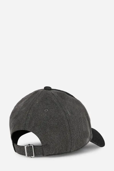 Šiltovka Karl Lagerfeld Jeans Klj Two Tones Blck Dnm Cap Black-Denim-Grey-Denim