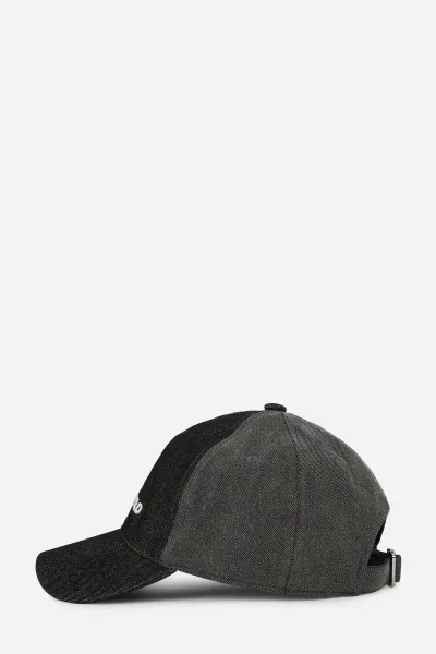 Šiltovka Karl Lagerfeld Jeans Klj Two Tones Blck Dnm Cap Black-Denim-Grey-Denim