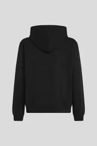Mikina Karl Lagerfeld Jeans Klj Zip-Up Hoodie Black
