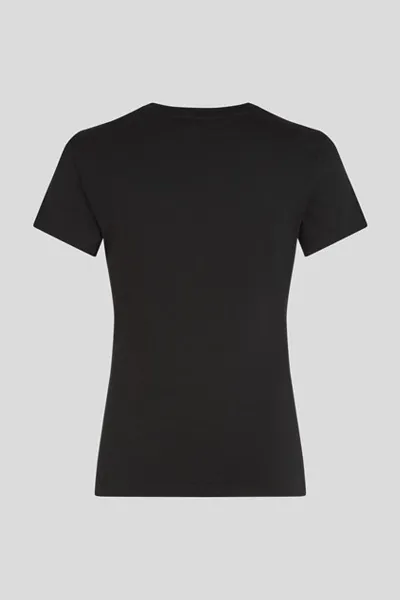 Tričko Karl Lagerfeld Jeans Klj Slim Ss Reflection Tee Black