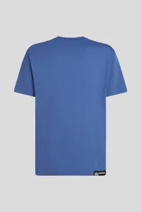 Tričko Karl Lagerfeld Jeans Klj Reg Ss Essential Tee Washed Federal Blue
