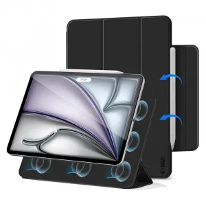 Tech-Protect Smartcase Magnetic puzdro na iPad Air 13'' 1-2gen 2024-2025, čierne (TEC363247)