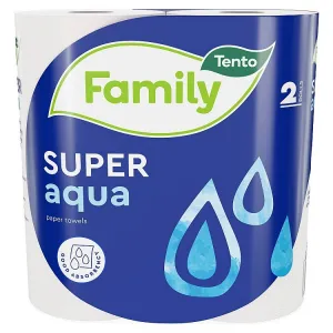 Tento Family Super Aqua papierové utierky 2 vrstvy 2 rolky