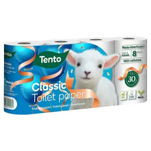 Tento Classic toaletný papier 3 vrstvy 8 roliek