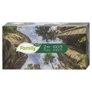 Tento Family Kozmetické utierky 2 vrstvové 100 ks