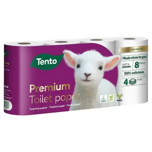 Tento Premium Toaletný papier 4 vrstvy 8 roliek