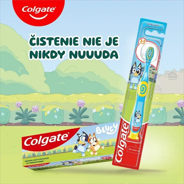 Zubná kefka Colgate Kids Bluey 3-5 rokov