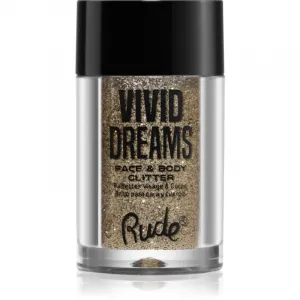 Rude Cosmetics Vivid Dreams Glitre na tvár i telo odtieň Visionary 2.7 g
