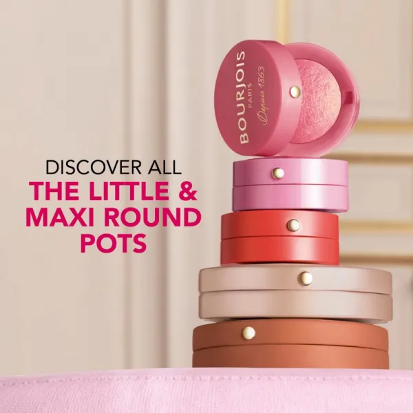 Bourjois Maxi Round Pot Highlighter rozjasňovač odtieň 003 Champagne 7 g