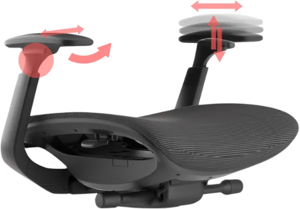 ANTARES Ergonomická kancelárska stolička KLEM, sedenie 8+ hodín denne