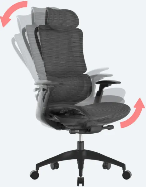 ANTARES Ergonomická kancelárska stolička KLEM, sedenie 8+ hodín denne