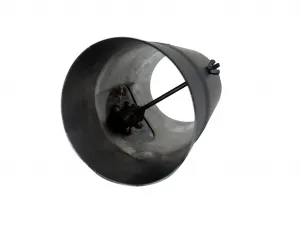 Dymová rúra s otv.120 mm/1000, t.1,5 mm, čierna MA654711