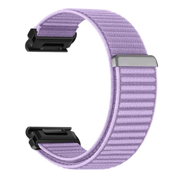 NYLON QUICK FIT Vymeniteľný remienok pre Garmin - šírka 22mm fialový
