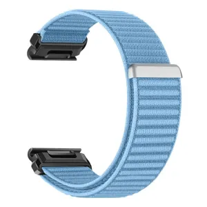 NYLON QUICK FIT Vymeniteľný remienok pre Garmin - šírka 22mm svetlomodrý