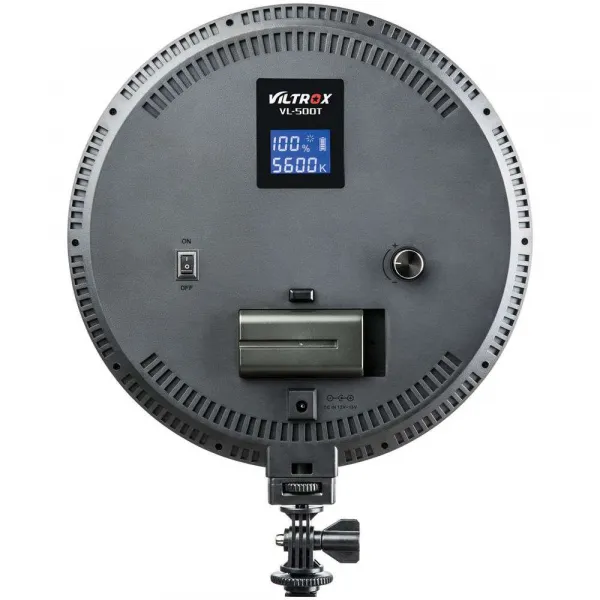 Viltrox VL-500T Okrúhle dvojfarebné LED svetlo s LCD displejom 18218