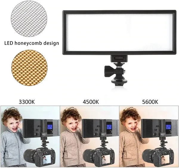 Viltrox L132T Dvojfarebné LED svetlo vo fotoaparáte s LCD displejom 18212