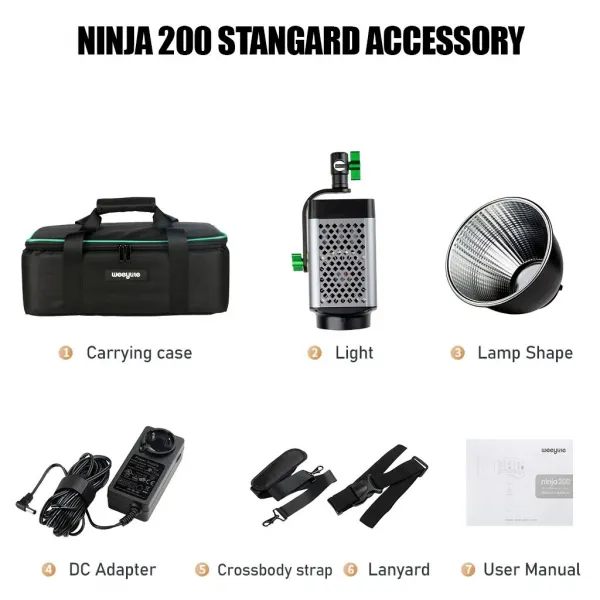 Viltrox Svetlo Weeylite Ninja 200LED 16254