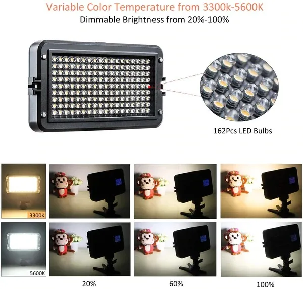 Viltrox VL-162T Dvojfarebné LED svetlo na fotoaparáte 18213