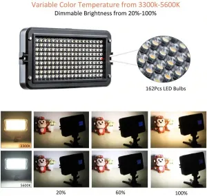Viltrox VL-162T Dvojfarebné LED svetlo na fotoaparáte 18213