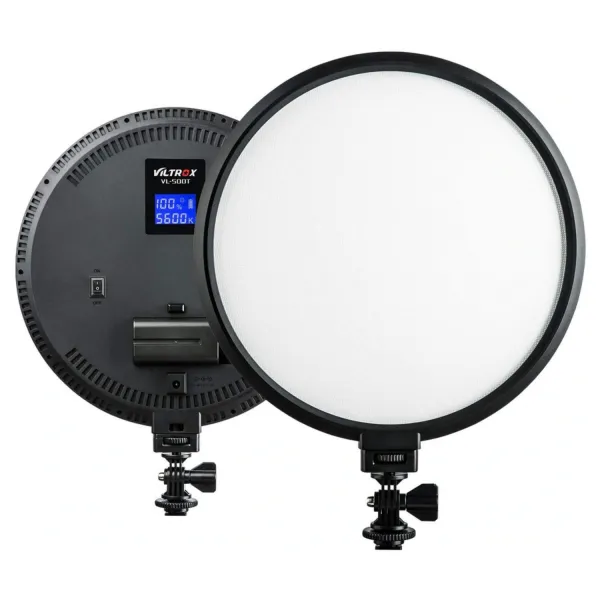 Viltrox VL-300B Okrúhle dvojfarebné LED svetlo s LCD displejom 18219