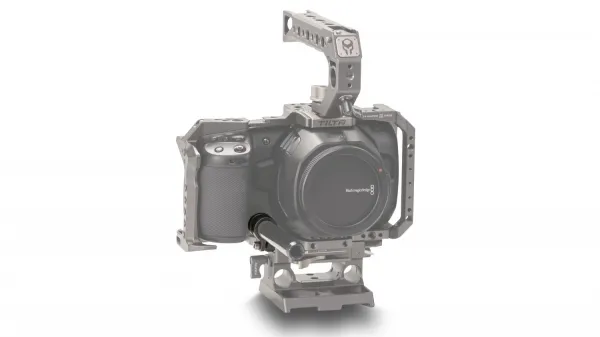 Tilta 15 mm spodný držiak na jednu tyč – sivý 25543