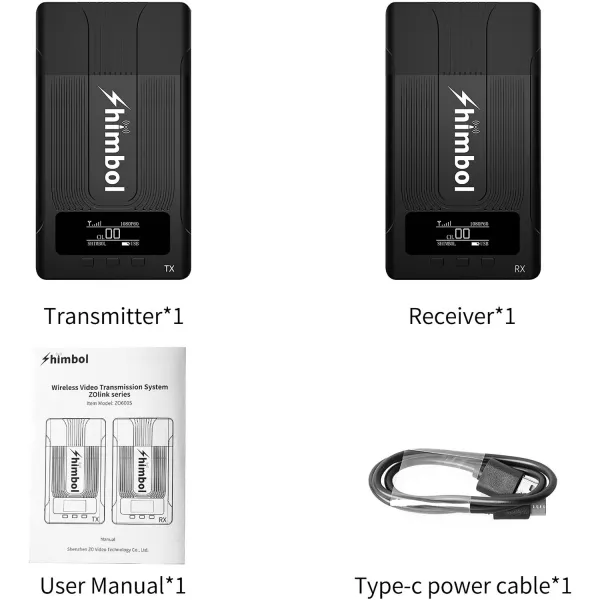 Shimbol Systém bezdrôtového prenosu videa ZO600S SDI & HDMI 19420
