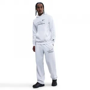 Pánske tepláky NIKE M NK CLUB BNGEE PNT SWSH SPRT WHITE METALLIC SILVER