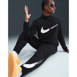 Pánske tepláky NIKE M NK DF FORM PANT ALT GFX BLACK WHITE
