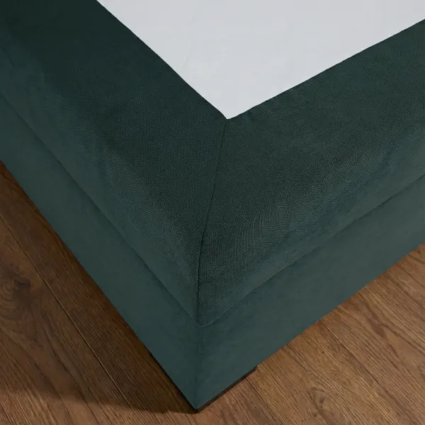 Boxspringová pocketová posteľ, 180x200, zelená, APRIL