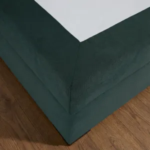 Boxspringová pocketová posteľ, 180x200, zelená, APRIL