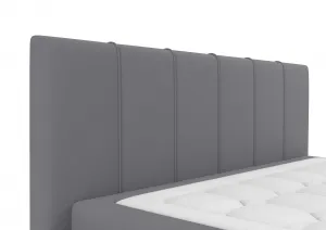 Elvisia Manželská posteľ MONACO s výklopným roštom | sivá 180 x 200 cm
