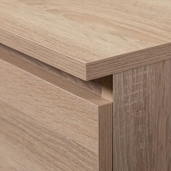 Ak furniture Kancelářská knihovna Rexa dub sonoma