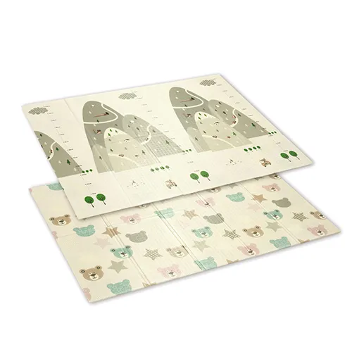 BABYONO Podložka penová na hranie edukačná skladacia 100x200 cm