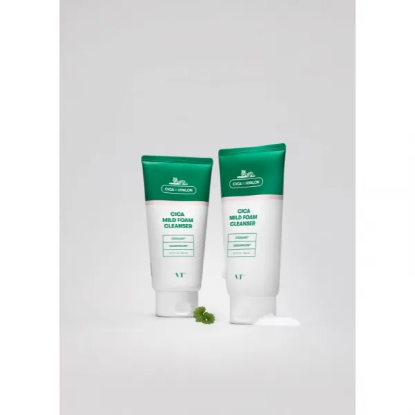 VT Cosmetics Cica Mild Foam Cleanser jemná čistiaca pena s upokojujúcim účinkom 300 ml