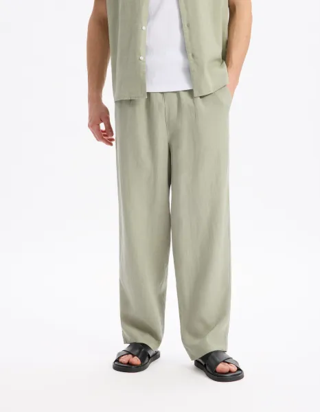 Celio ľanové nohavice Lolinos