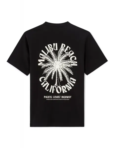 Čierne unisex tričko s krátkym rukávom