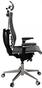 METTA Ergonomická kancelárska stolička YOGA 4D Triumph, čierna