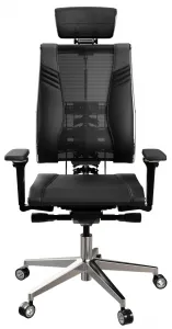 METTA Ergonomická kancelárska stolička YOGA 4D Triumph, čierna