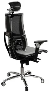 METTA Ergonomická kancelárska stolička YOGA 4D Triumph2, čierna, širší sedák