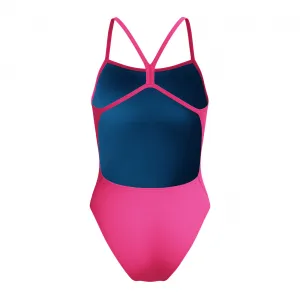 Speedo solid v-back 2.0 pink s - uk32