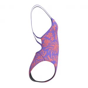 Speedo printed web back purple / pink s - uk32