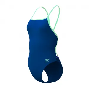 Speedo solid tri back blue xs - uk30