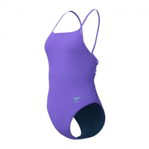 Speedo solid web back purple m - uk34