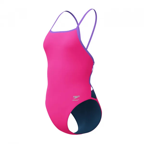 Speedo solid tri back pink m - uk34